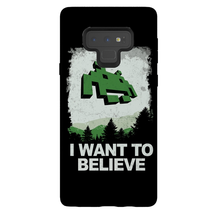 Galaxy Note 9 StrongFit I WANT TO BELIEVE by SKULLPY