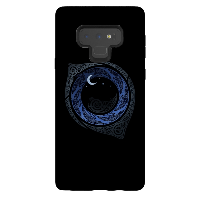 Galaxy Note 9 StrongFit MOONLIGHT ROUNDELAY ( Raven's Eye ) by RAIDHO