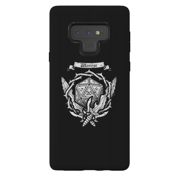 Galaxy Note 9 StrongFit Warrior Crest by Q-Artwork