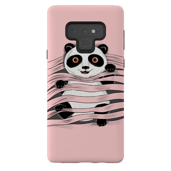 Galaxy Note 9 StrongFit Little Panda by Coffee Man
