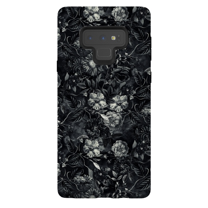 Galaxy Note 9 StrongFit Floral Pattern IX by Riza Peker