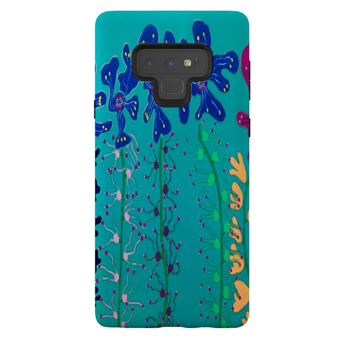 Galaxy Note 9 StrongFit Hail the Flowers by Helen Joynson