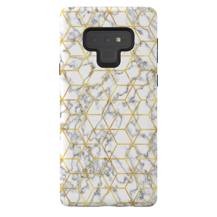 Galaxy Note 9 StrongFit Graphic Marble by Martina