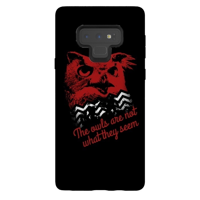 Galaxy Note 9 StrongFit Twin Peaks The Owls Are Not What They Seem by Alisterny