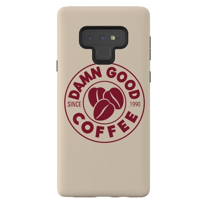 Galaxy Note 9 StrongFit Twin Peaks Damn Good Coffee Costa by Alisterny