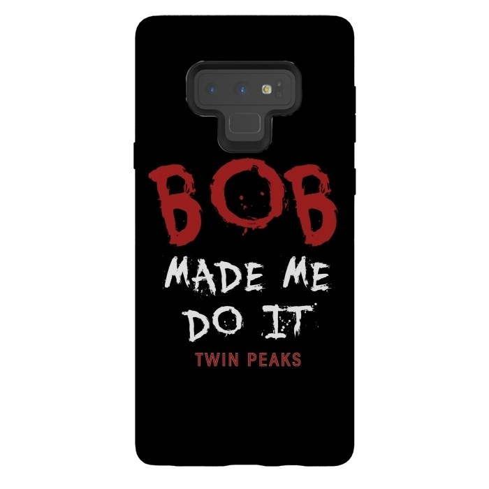 Galaxy Note 9 StrongFit Twin Peaks Bob Made Me Do It by Alisterny
