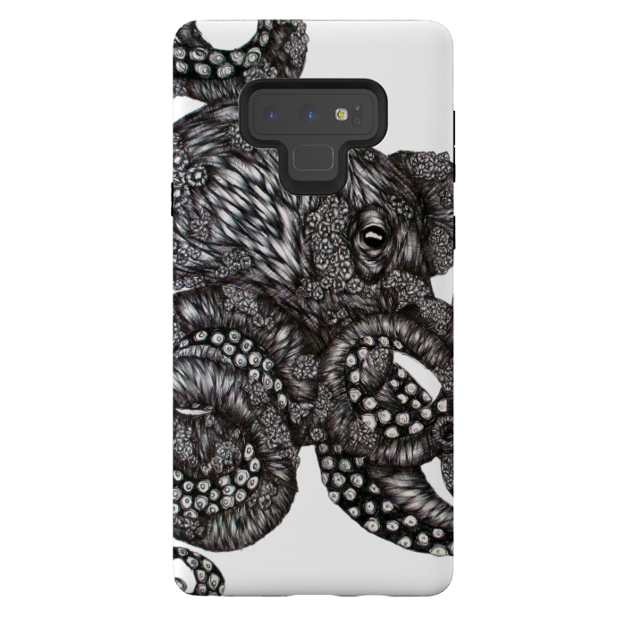 Galaxy Note 9 StrongFit Barnacle Octopus by ECMazur 