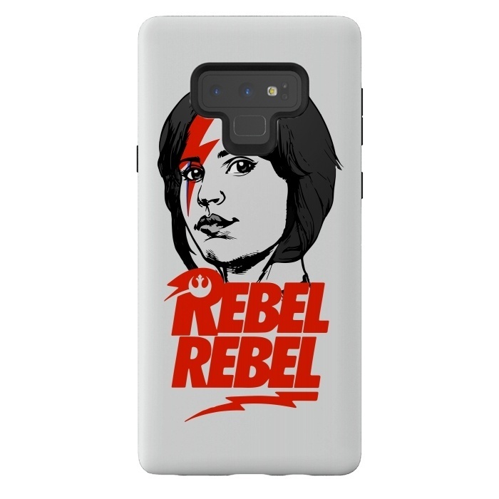 Galaxy Note 9 StrongFit Rebel Rebel Jyn Erso David Bowie Star Wars Rogue One  by Alisterny