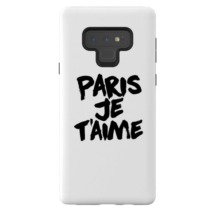 Galaxy Note 9 StrongFit Paris, Je t'aime by Mitxel Gonzalez