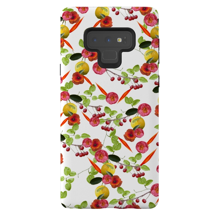 Galaxy Note 9 StrongFit Fruity Flora by Zala Farah