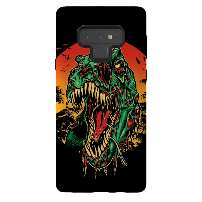 Galaxy Note 9 StrongFit Zombie T-Rex by Branko Ricov