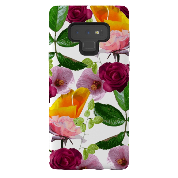 Galaxy Note 9 StrongFit Kiddy Florals by Zala Farah