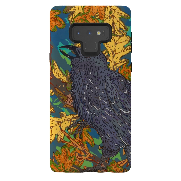 Galaxy Note 9 StrongFit Raven and Oak by Lotti Brown