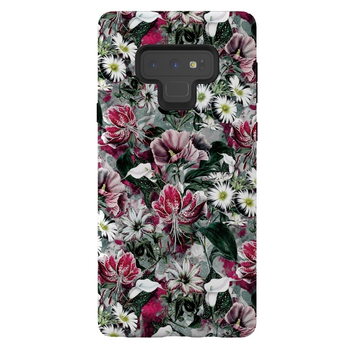 Galaxy Note 9 StrongFit Floral Spring by Riza Peker
