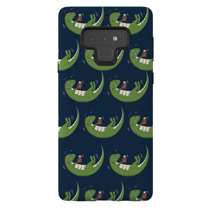 Galaxy Note 9 StrongFit Dinosaur new shoes by Coffee Man