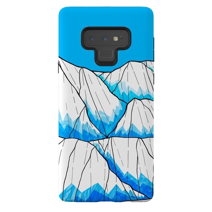 Galaxy Note 9 StrongFit Glacier hills by Steve Wade (Swade)