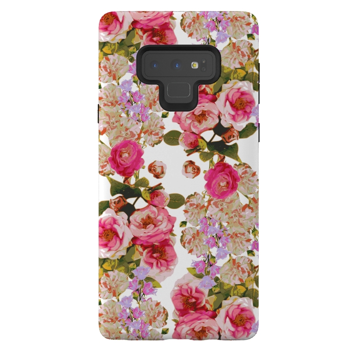 Galaxy Note 9 StrongFit Floral Friends by Zala Farah