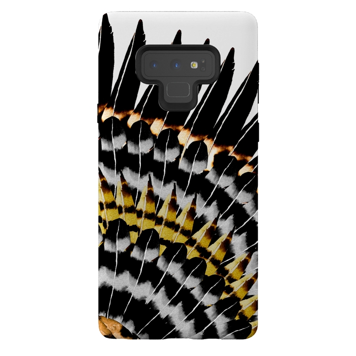 Galaxy Note 9 StrongFit Feather Fringe by Amaya Brydon