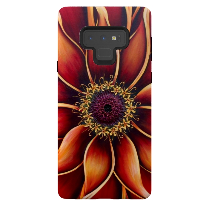Galaxy Note 9 StrongFit Zinnia by Denise Cassidy Wood