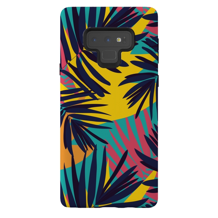 Galaxy Note 9 StrongFit Tropical Jungle by Zoe Charlotte
