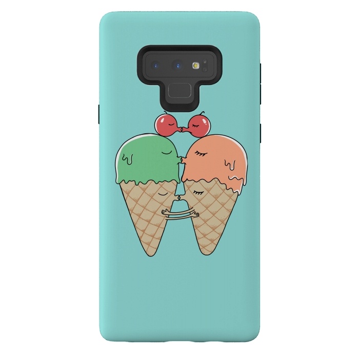 Galaxy Note 9 StrongFit Sweet Kiss by Coffee Man