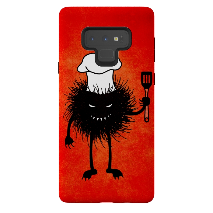 Galaxy Note 9 StrongFit Evil Bug With Chef Hat Loves To Cook by Boriana Giormova
