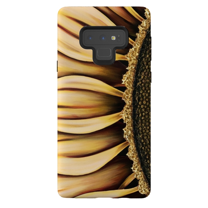 Galaxy Note 9 StrongFit Sunflower by Denise Cassidy Wood