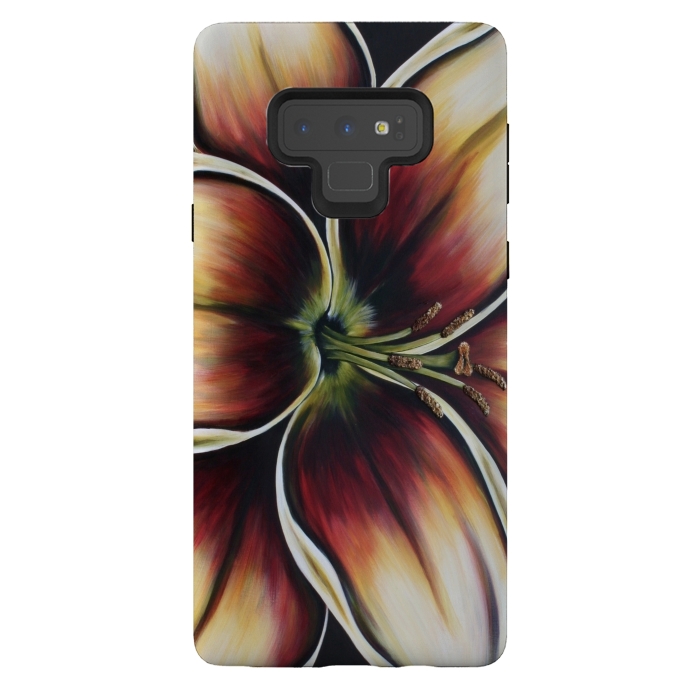 Galaxy Note 9 StrongFit Sunset Lily by Denise Cassidy Wood