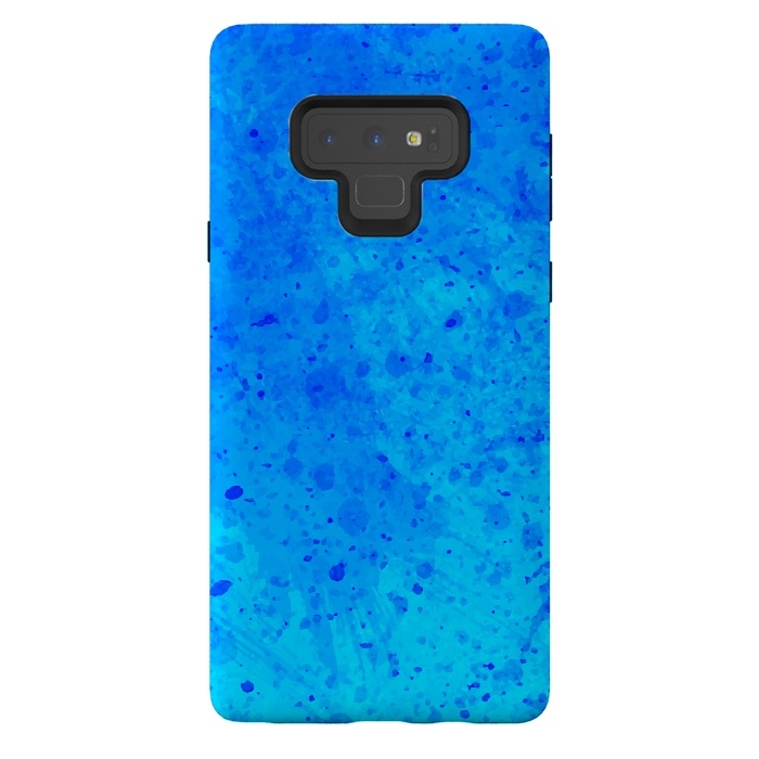 Galaxy Note 9 StrongFit Blue Chaos by Sitchko