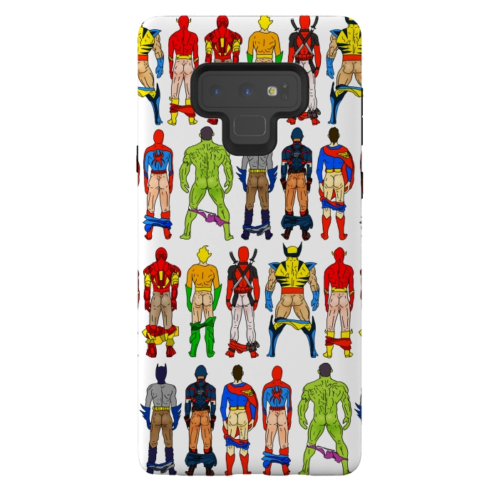 Galaxy Note 9 StrongFit Superhero Butts by Notsniw