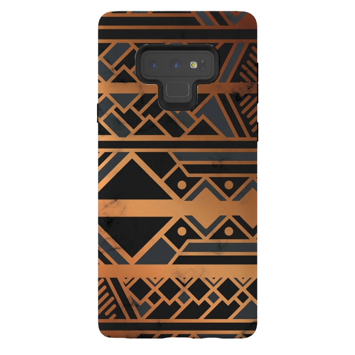 Galaxy Note 9 StrongFit Black and Gold 028 by Jelena Obradovic