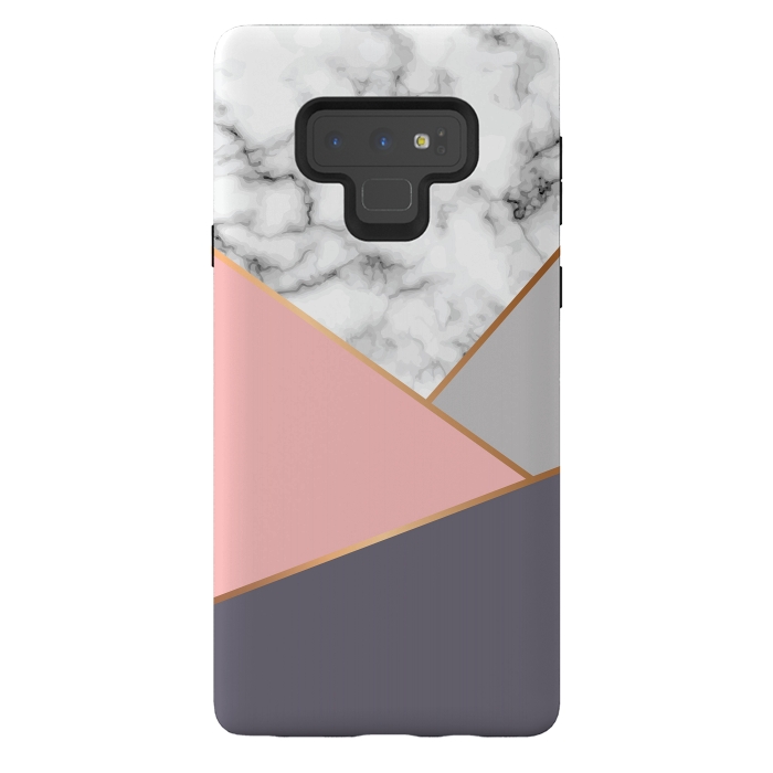 Galaxy Note 9 StrongFit Marble Geometry 033 by Jelena Obradovic