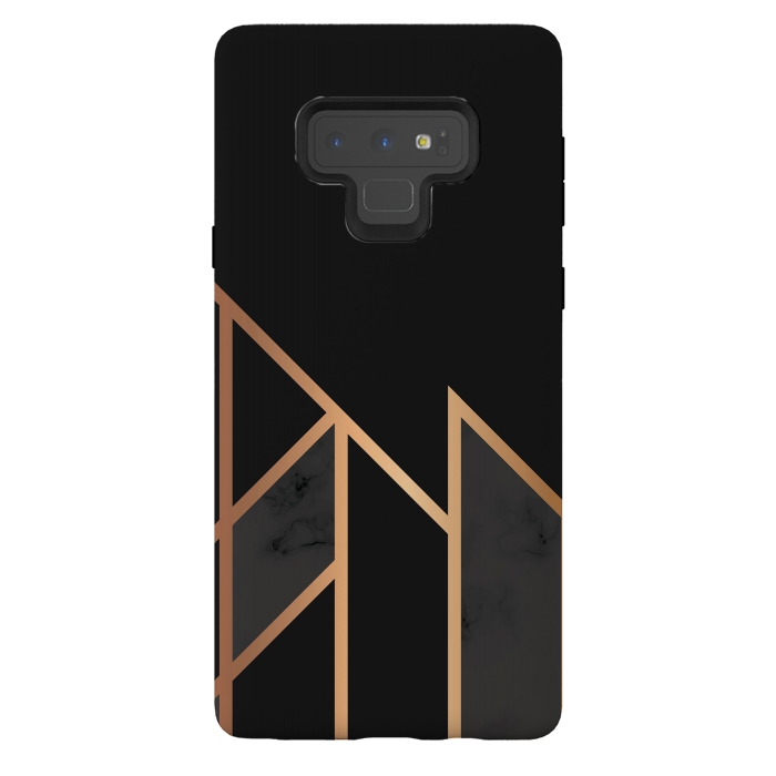 Galaxy Note 9 StrongFit Black and Gold 035 by Jelena Obradovic