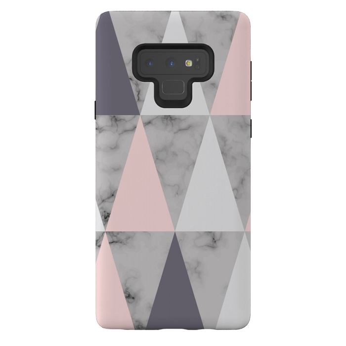 Galaxy Note 9 StrongFit Marble Geometry 038 by Jelena Obradovic