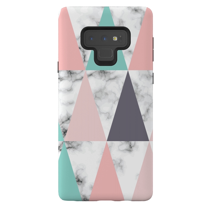 Galaxy Note 9 StrongFit Marble Geometry 039 by Jelena Obradovic