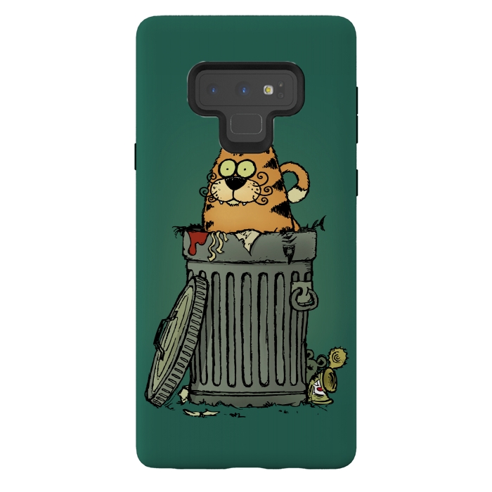 Galaxy Note 9 StrongFit Stray Cat by Mangulica