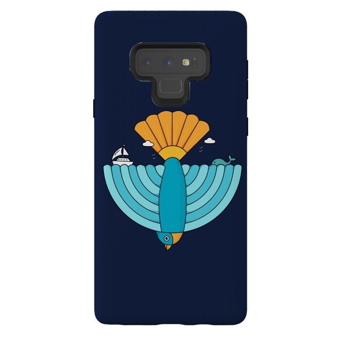 Galaxy Note 9 StrongFit Bird Landscape by Coffee Man