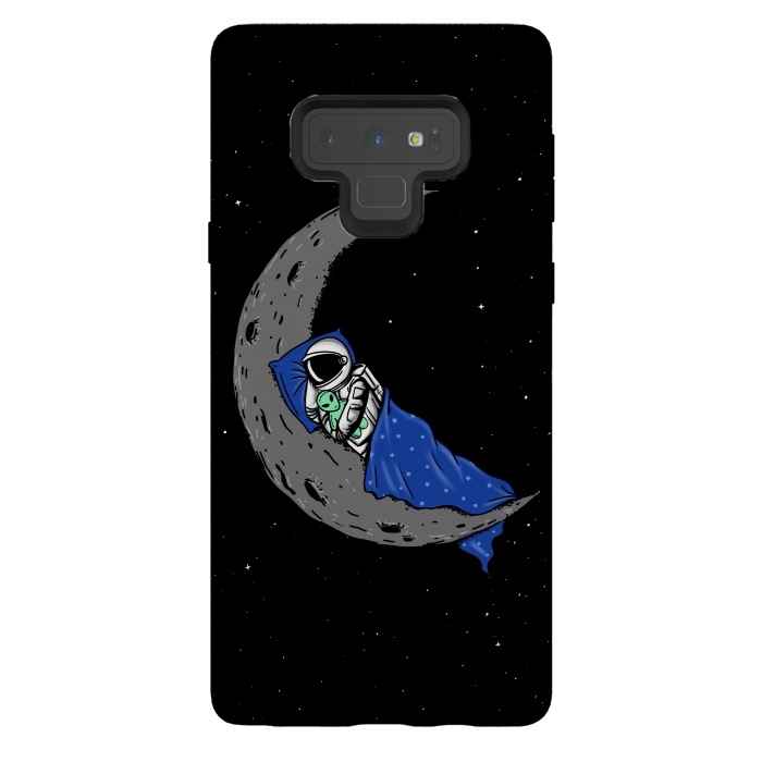 Galaxy Note 9 StrongFit Sleeping Astronaut by Coffee Man