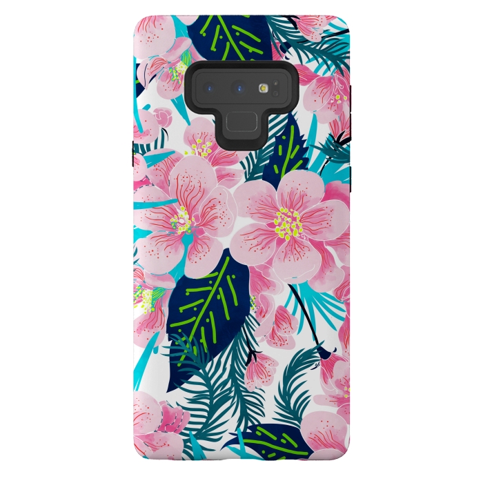 Galaxy Note 9 StrongFit Floral Gift by Uma Prabhakar Gokhale