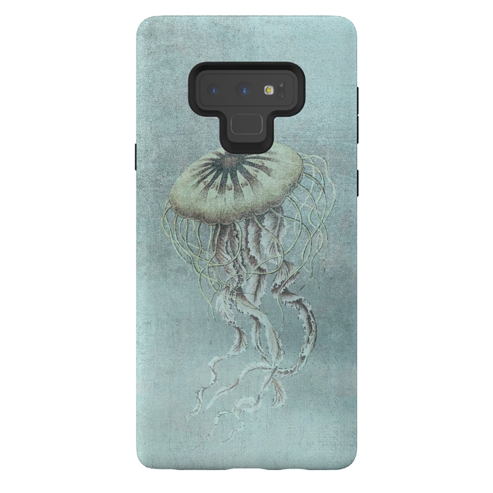 Galaxy Note 9 StrongFit Underwater Jellyfish by Andrea Haase