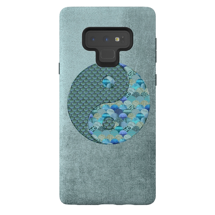 Galaxy Note 9 StrongFit Yin Yang Ocean Spirit by Andrea Haase