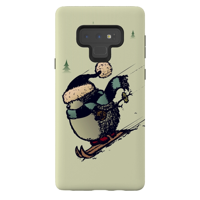 Galaxy Note 9 StrongFit Skier  by Mangulica