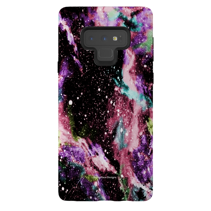 Galaxy Note 9 StrongFit Cotton Candy Galaxy by Gringoface Designs