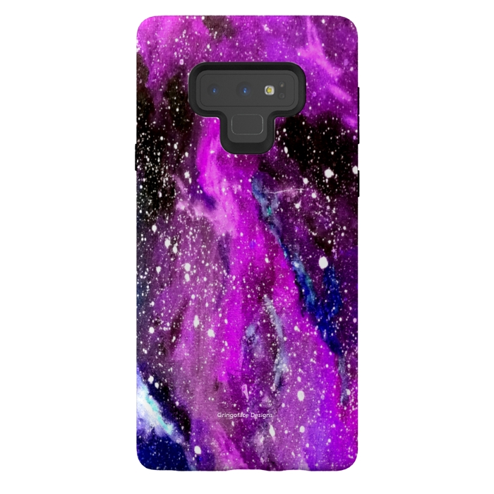 Galaxy Note 9 StrongFit Ultraviolet Galaxy by Gringoface Designs