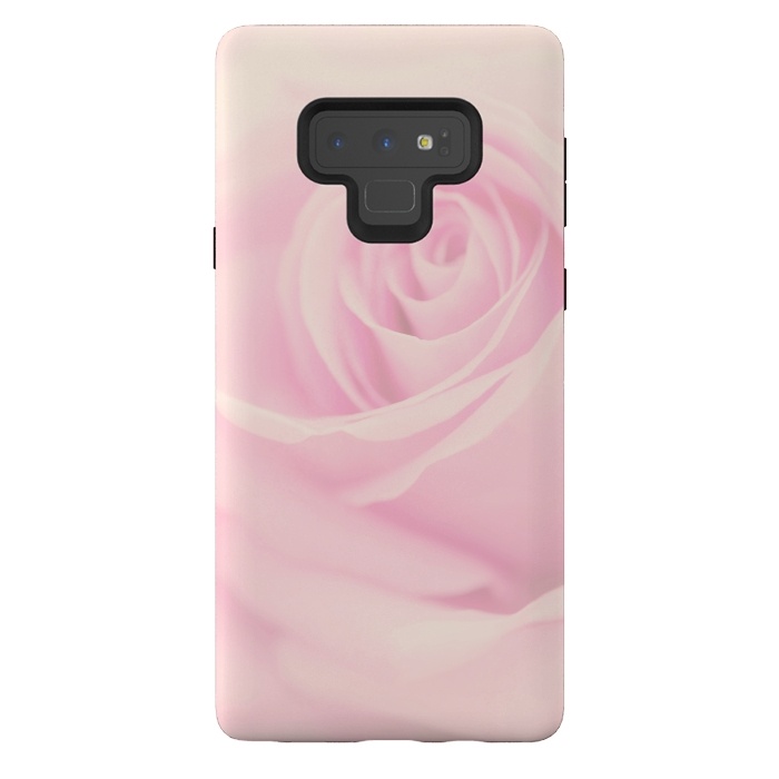 Galaxy Note 9 StrongFit Pink Rose by  Utart