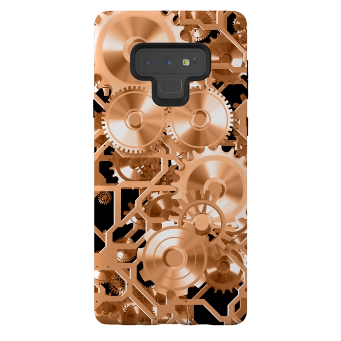 Galaxy Note 9 StrongFit Copper Steampunk by Andrea Haase