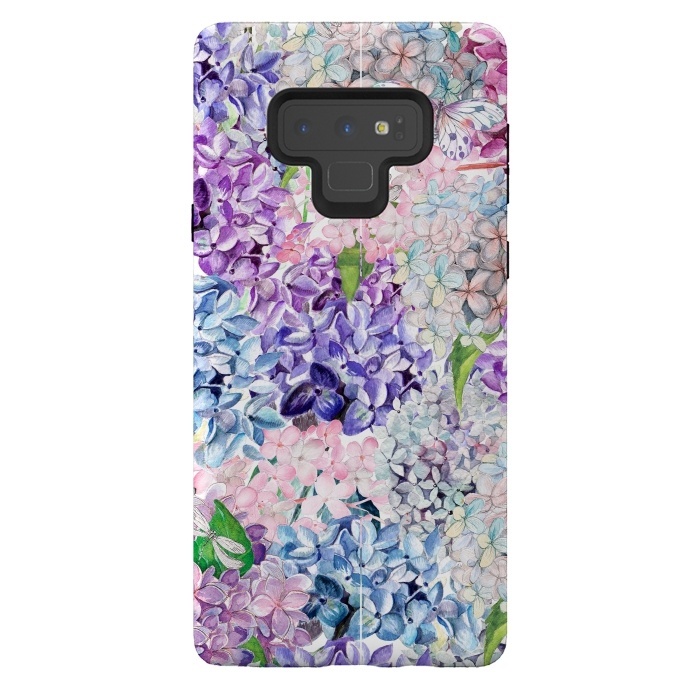 Galaxy Note 9 StrongFit Purple Vintage Lilacs  by  Utart