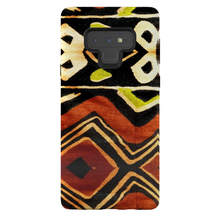 Galaxy Note 9 StrongFit Africa Design Fabric Texture by BluedarkArt