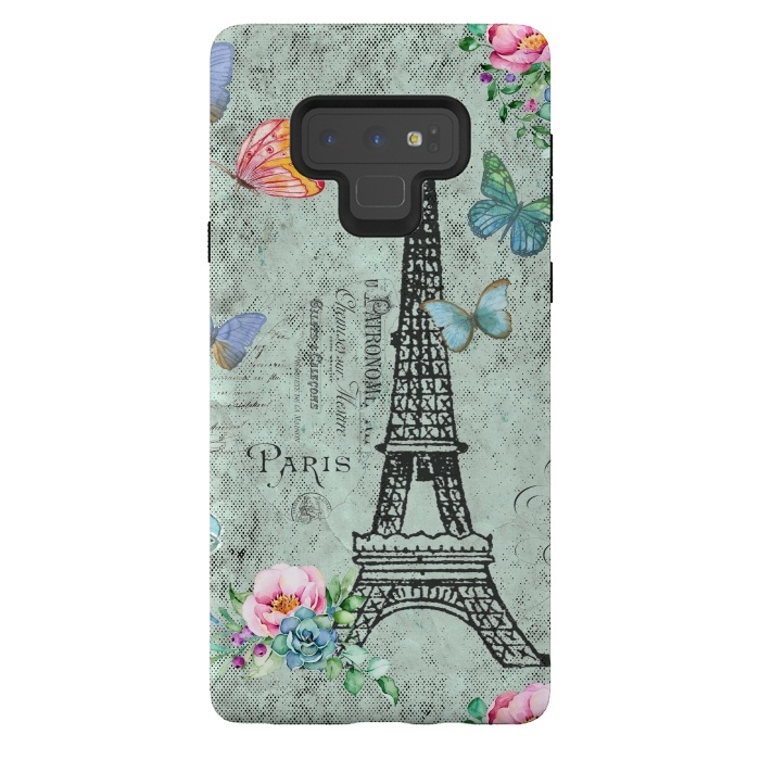 Galaxy Note 9 StrongFit Vintage Paris by  Utart