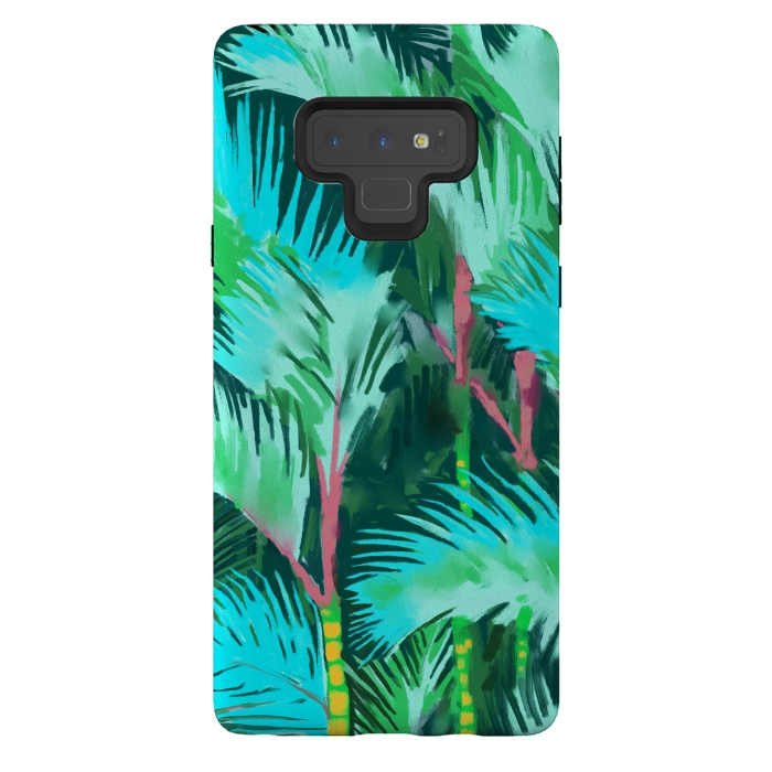 Galaxy Note 9 StrongFit Palm Forest by Uma Prabhakar Gokhale